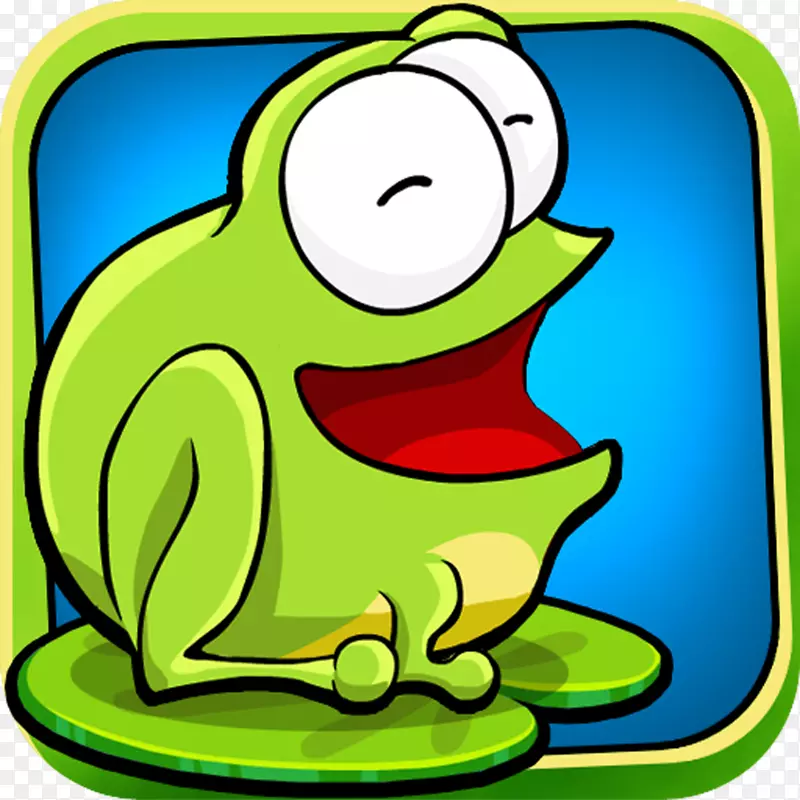 树蛙笑绿色剪贴画-青蛙