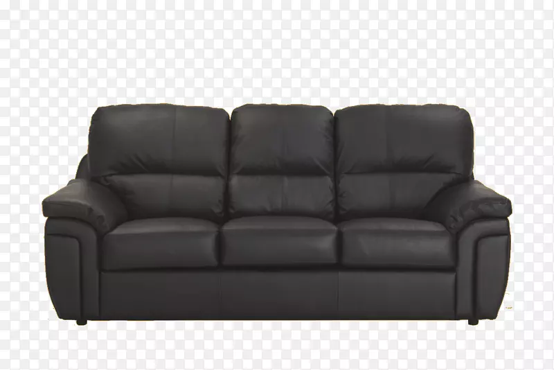 沙发床家具.黑色沙发