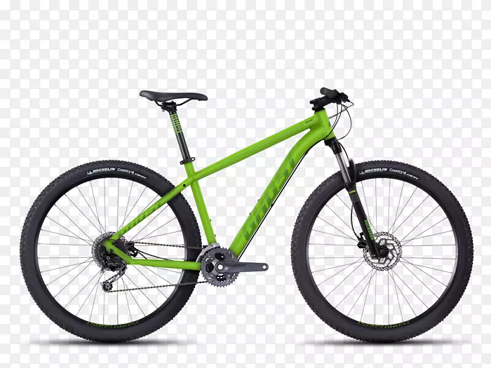 自行车架山地车红线自行车bmx-黑色和绿色