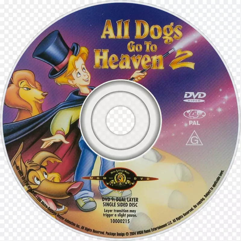 光盘蓝光光盘dvd所有狗都上天堂电影狗车