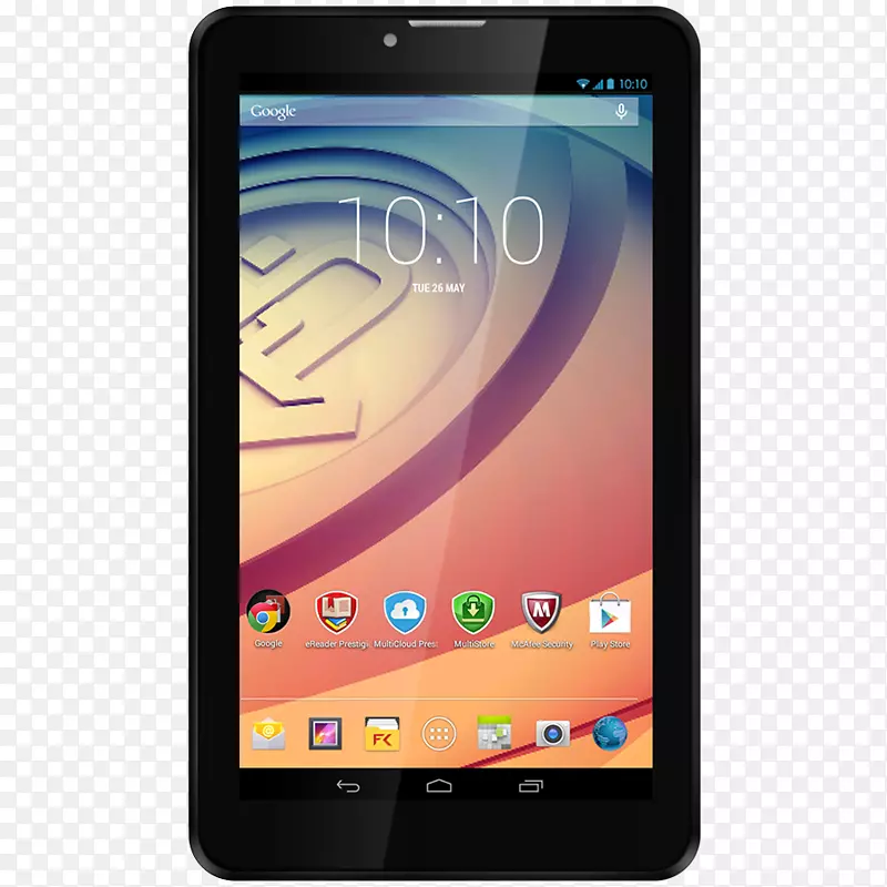 Prestigio 7“多垫Wize平板电脑-双核4GB Android 4.4 KitKat三星银河标签e 9.6 3G蓝牙移动电话-蓝牙