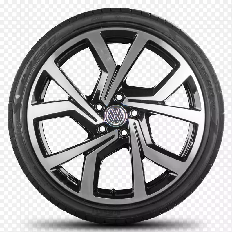 大众高尔夫Mk7汽车轮胎轮辋合金车轮