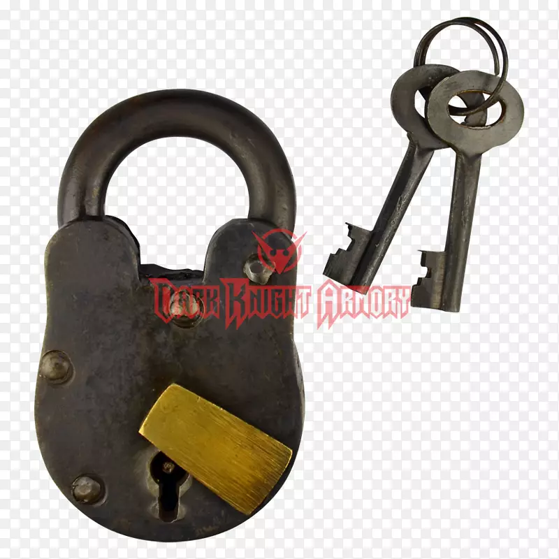 挂锁钥匙组合锁链旧锁