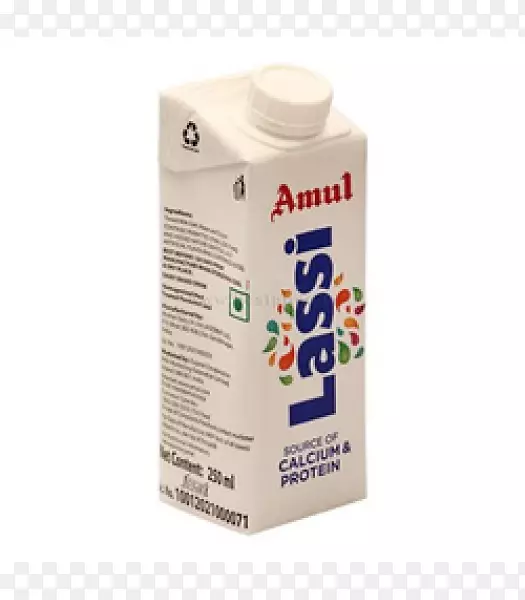 拉西牛奶汽化饮料Amul风味四分包装