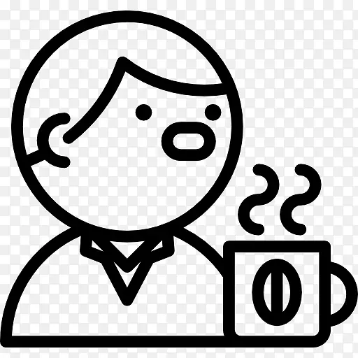 电脑图标访谈商务会话剪辑艺术-商务交流会