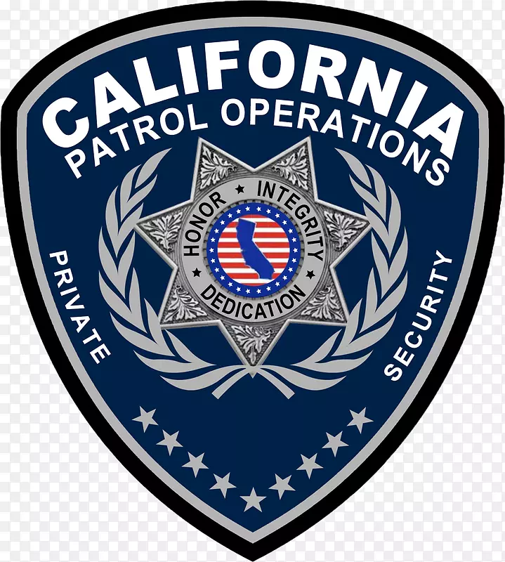 保安公司标志加州巡逻行动保安警卫-保安人员