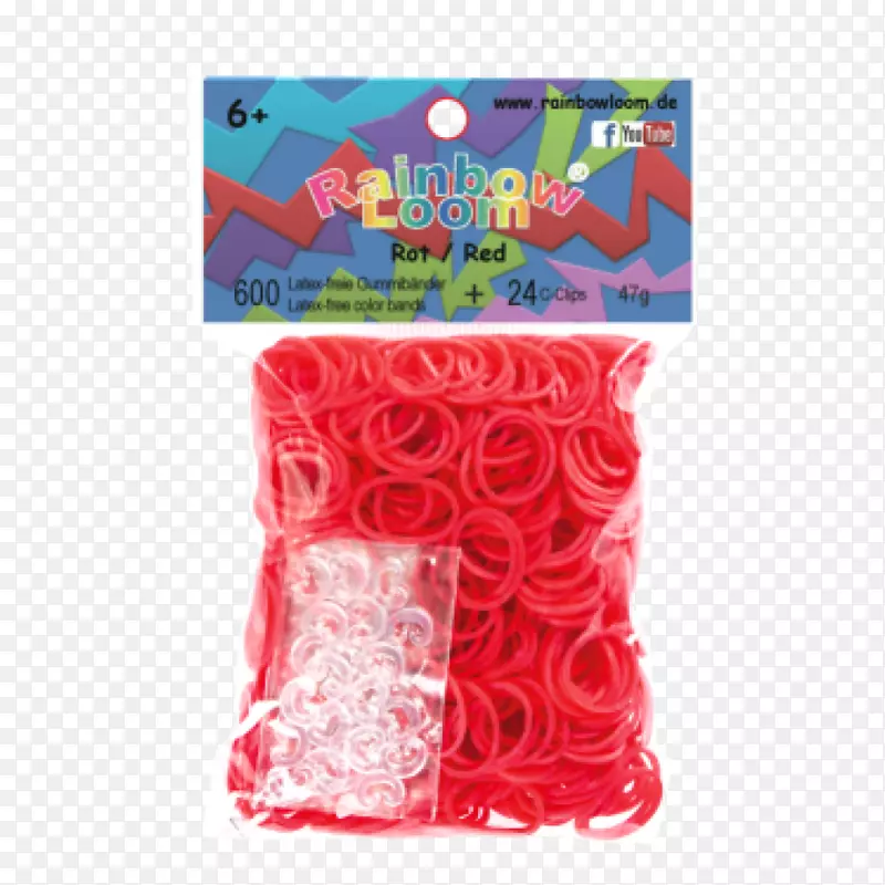 彩虹织机橡皮筋塑料手镯玩具