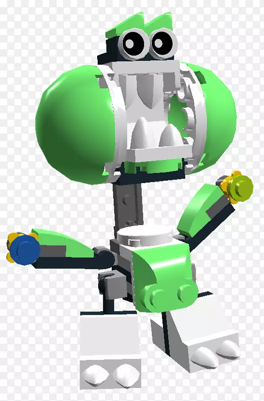 机器人绿色乐高薄荷绿