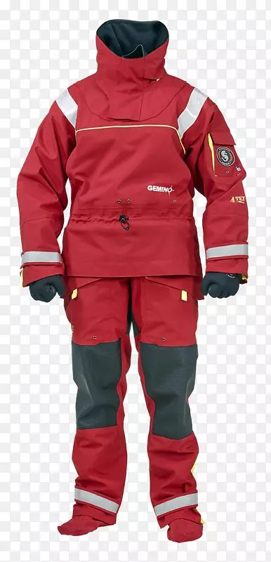 干式救生衣，潜水衣，红色潜水衣