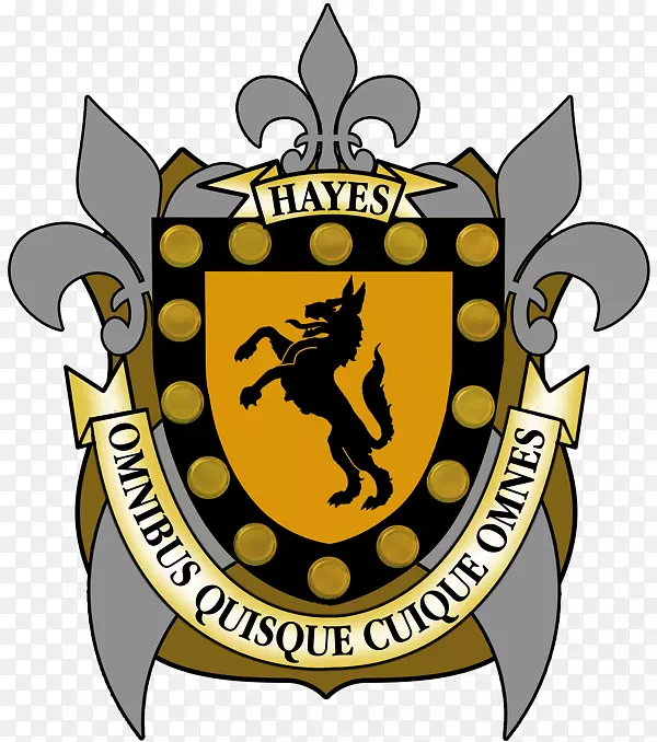豪斯徽章威尔逊的学校标志-房子