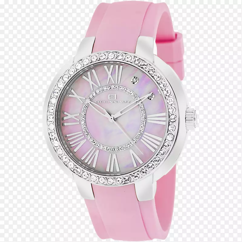 表带水晶石英钟-妇女手表
