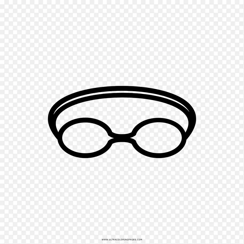 眼镜护目镜游泳素描书游泳眼镜