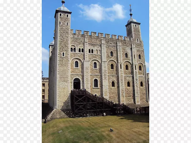 伦敦塔叛徒之门城堡皇冠珠宝-白塔
