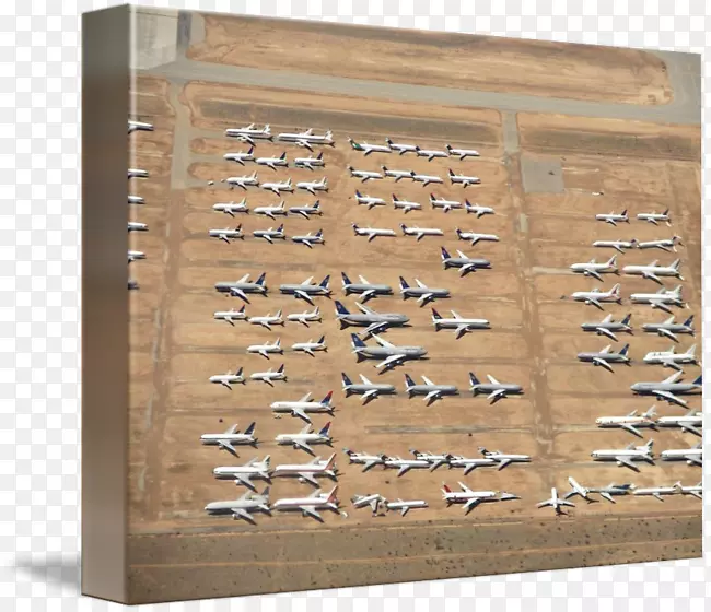 飞机图像类木材染色艺术停车场