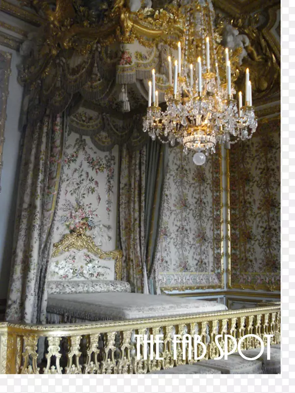 凡尔赛礼拜堂吊灯宫哥特式建筑天花板-玛丽·安托瓦内特