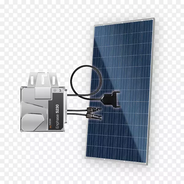 太阳能微逆变器mc4连接器端面能太阳能电池板光伏系统.能量