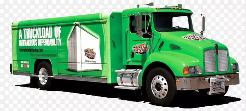 商用汽车模型货车-绿色卡车