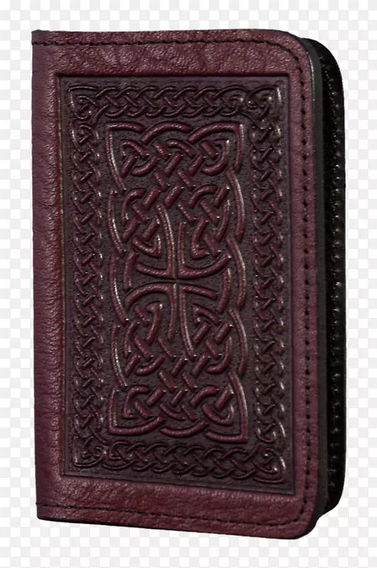 皮夹皮革长方形欧伯龙设计信用卡-钱包