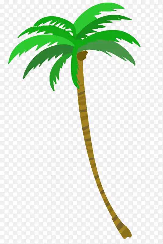 椰子树剪贴画-椰子
