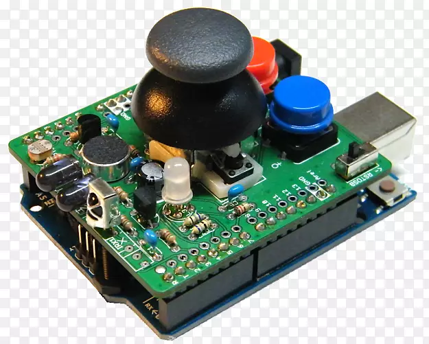 微控制器Arduino电子升压变换器电压调节器Arduino按钮拉出电阻器
