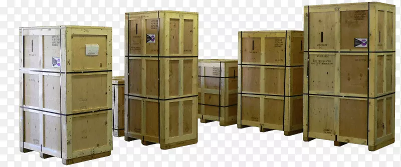 物流木箱包装和标签.木箱