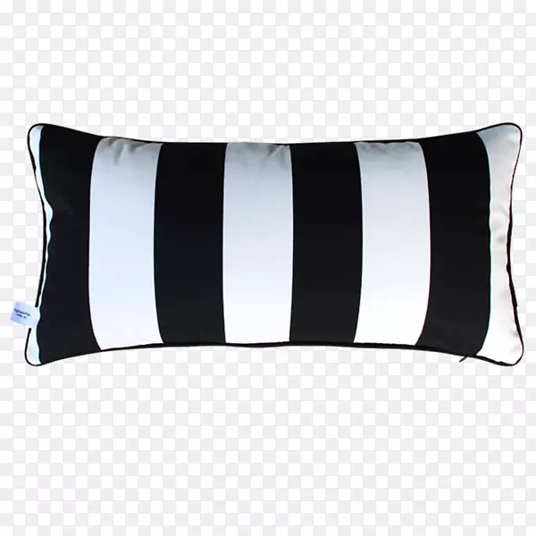 投掷枕头垫澳洲腰-白色条纹