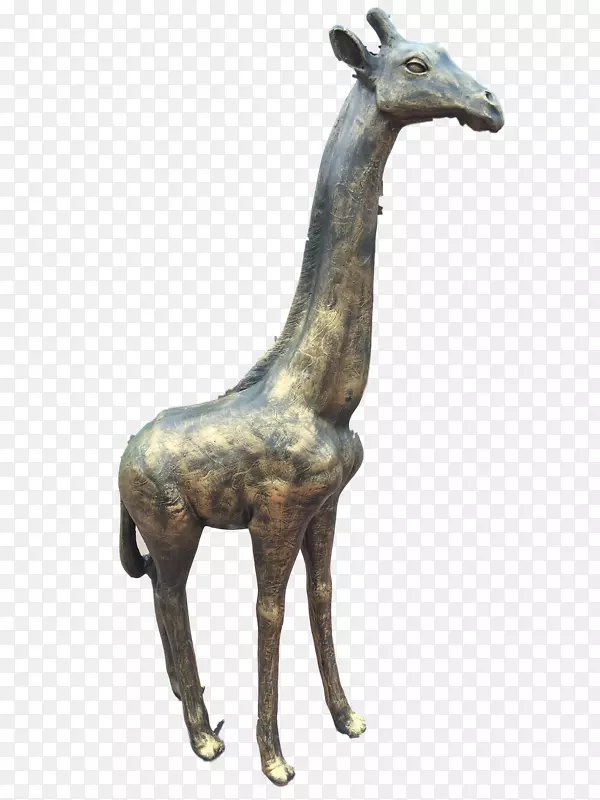 长颈鹿铜像雕像长颈鹿