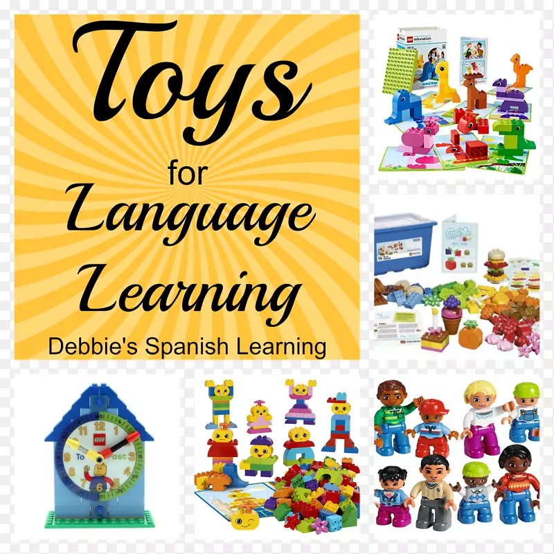 玩具乐高迪普罗情感字体-西班牙语