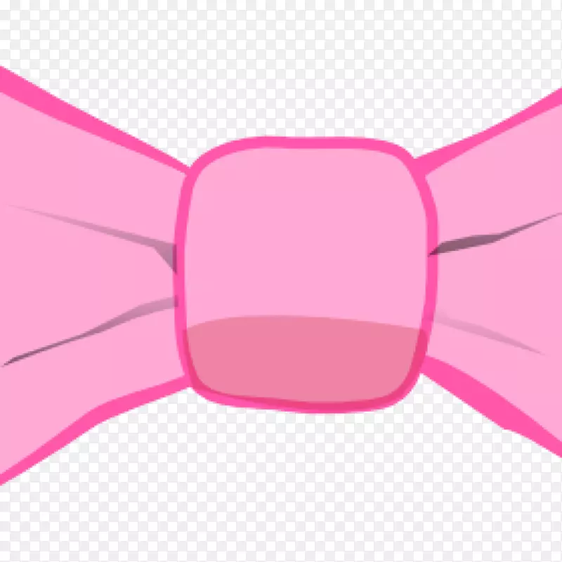 蝴蝶结小猫领带粉色剪贴画衬衫