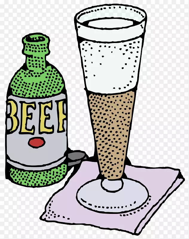 啤酒杯啤酒瓶啤酒厂剪辑艺术玻璃啤酒
