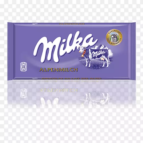品牌标识米尔卡巧克力字体-糖果包装