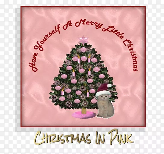 圣诞树，圣诞日，贺卡和便条，圣诞装饰品，粉红m-圣诞天使