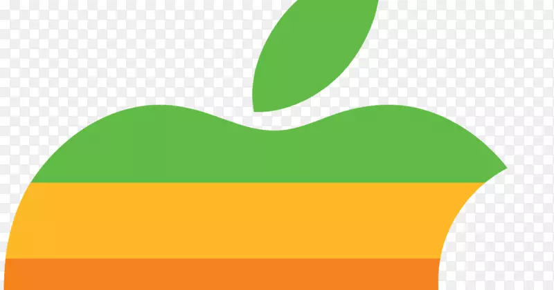 苹果汁符号剪贴画-苹果彩虹标志