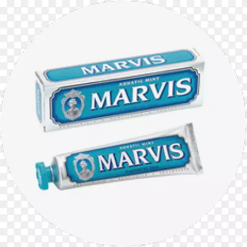 牙膏Marvis水薄荷品牌毫升-抗药物