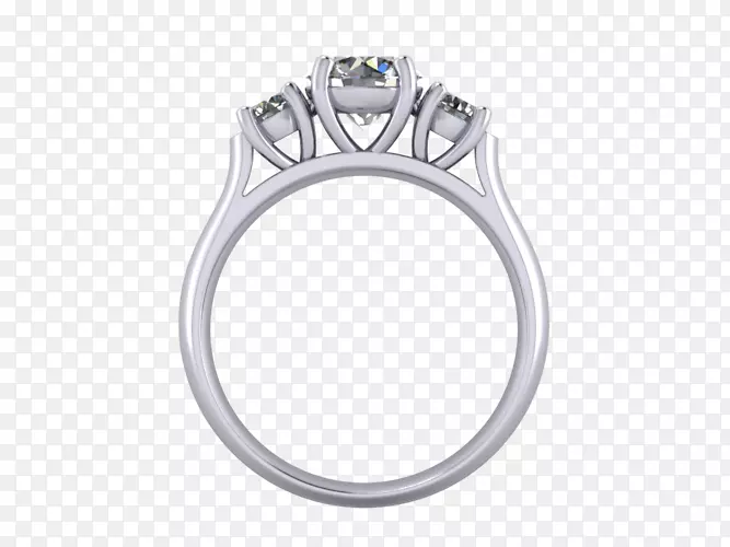 订婚戒指蒂芙尼公司钻石珠宝模型