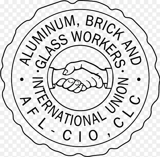 工会工人白色剪贴画-AFL标志