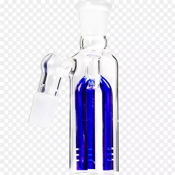 玻璃瓶药草磨床蓝玻璃
