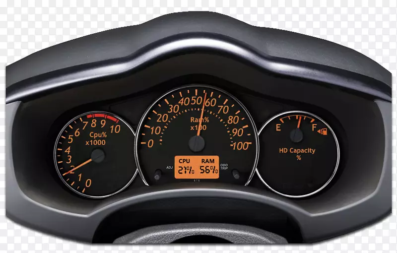 汽车测速表转速表计算机硬件汽车仪表盘