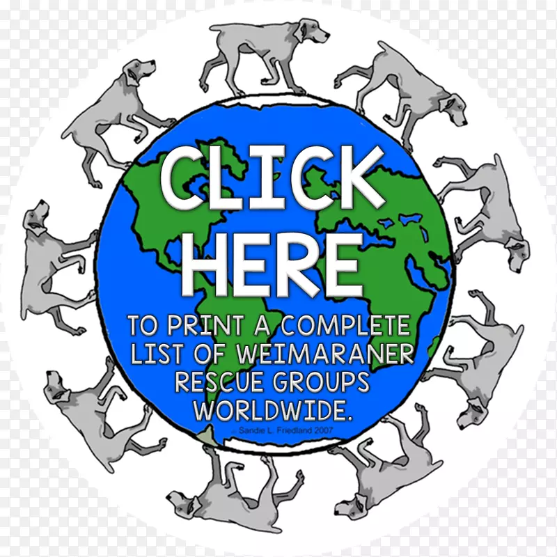 Weimaraner组织品牌人类行为标志-weimaraner