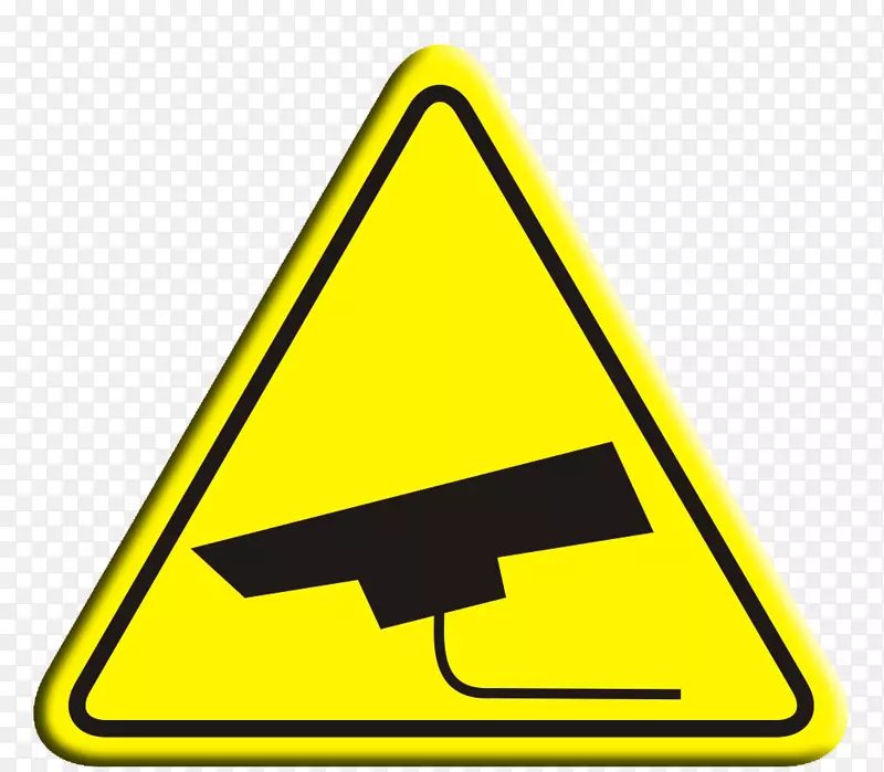 闭路电视监控安全标志摄像头标志设计