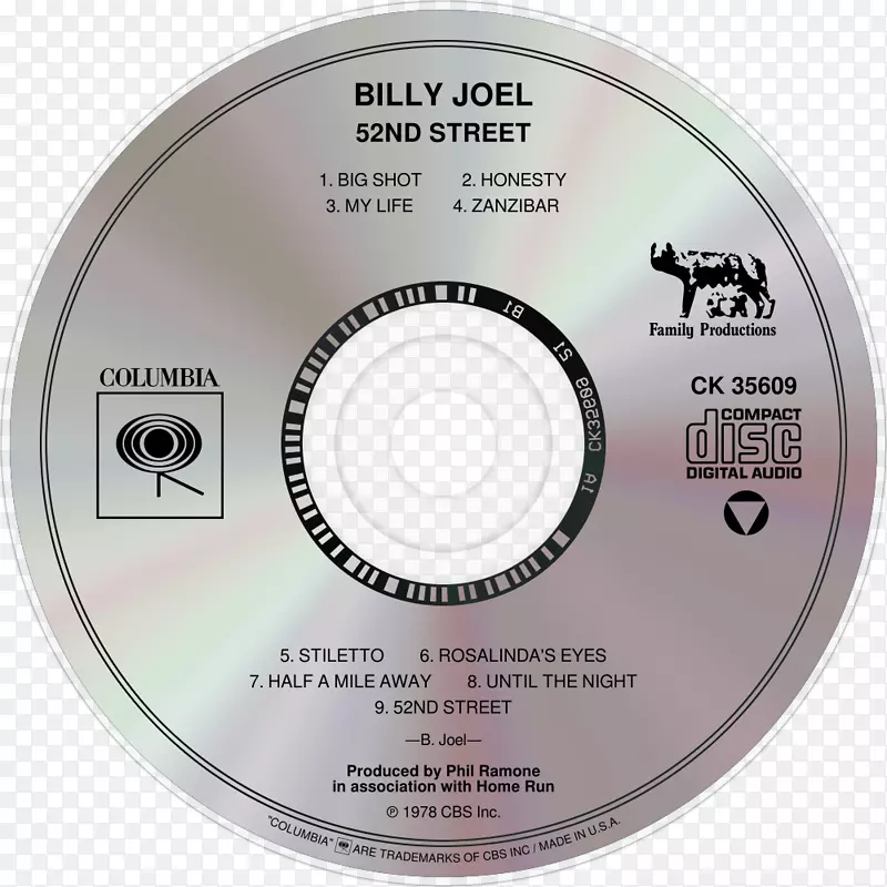CD 52街专辑钢琴大腕-比利·乔尔