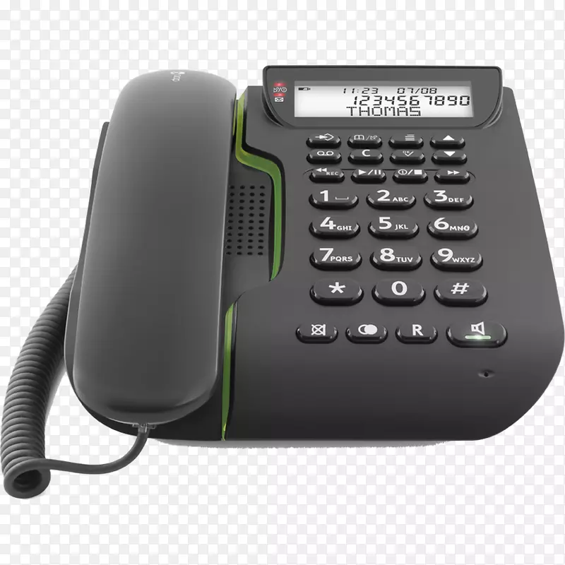 电话答录机家用和商务电话多罗舒适性3000-电话固定装置
