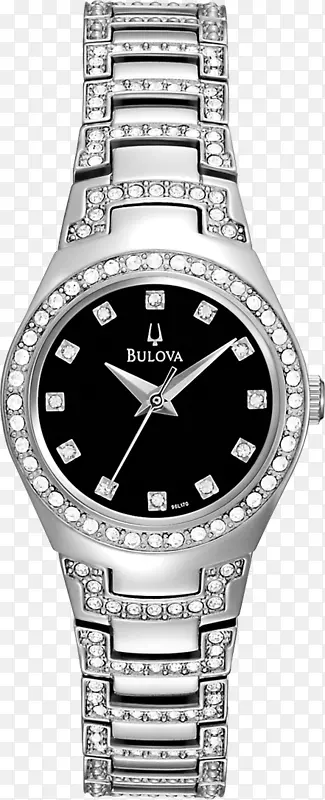 布洛瓦961170表施华洛世奇水晶-女性手表