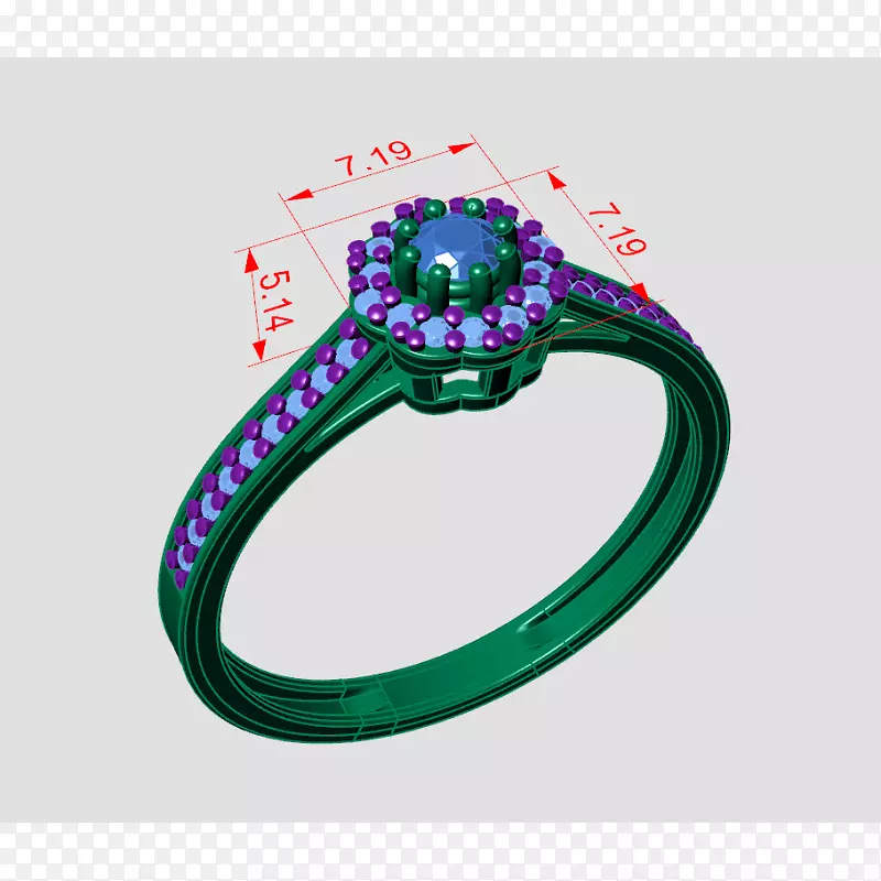 绿松石订婚戒指珠宝戒指
