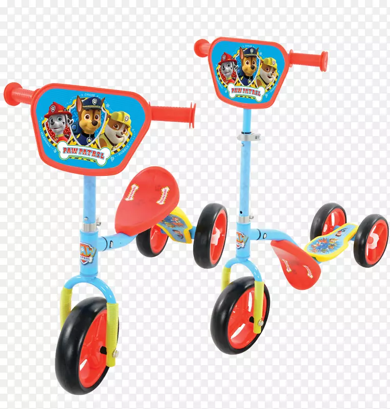 玩具踢踏车三轮车轮爪巡逻骑手