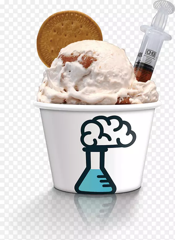 圣代脑冷冻️氮冰淇淋和酸奶实验室风味液氮-冰果汁