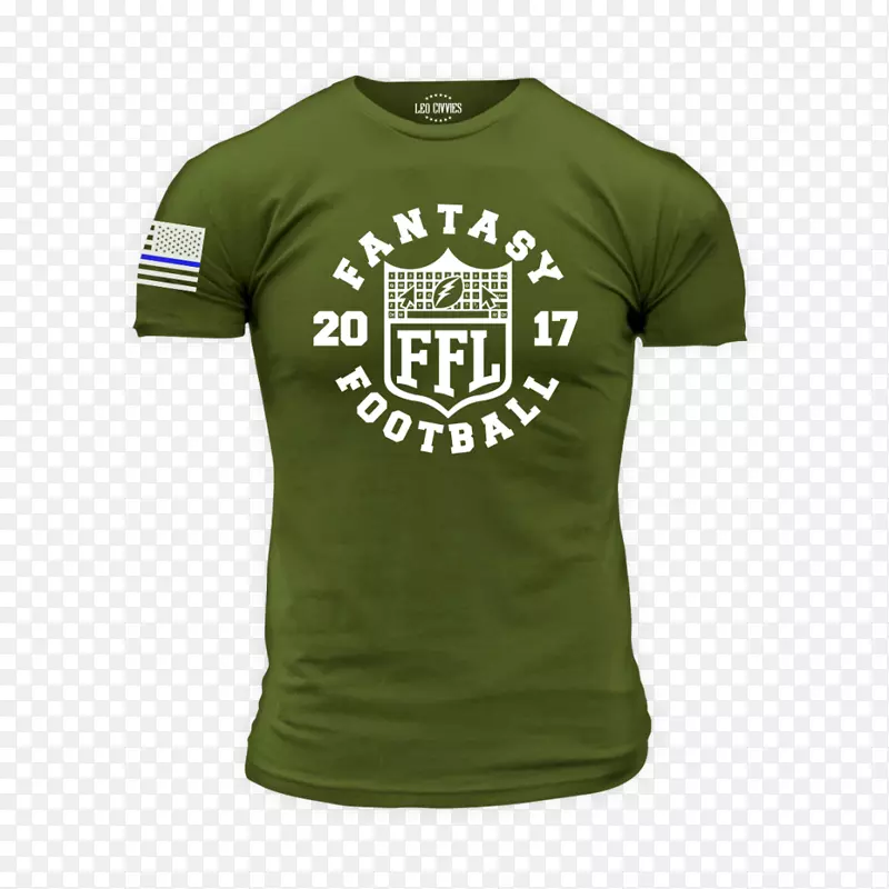 t恤袖子标志绿色字体-梦幻足球