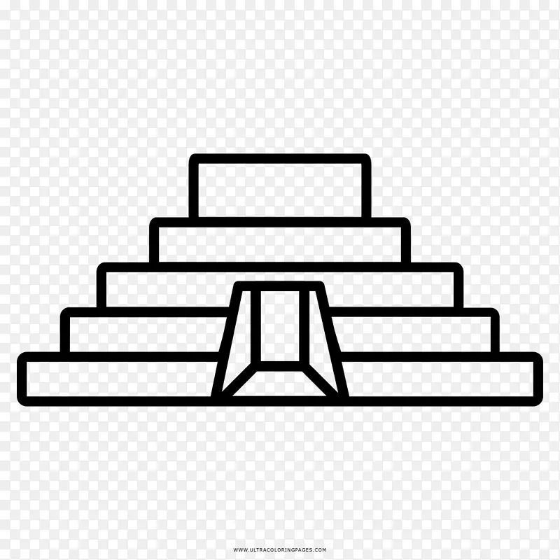 玛雅文明神庙中美金字塔图