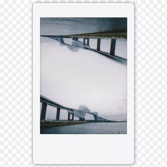 钢桥.隧道相框.Instax