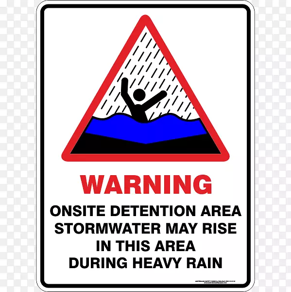 澳洲交通标志洪水警告-洪水警告